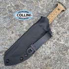 WanderTactical Wander Tactical - Centuria Clip Point Knife - Raw & Micarta Jute Brown