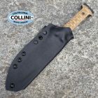 WanderTactical Wander Tactical - Centuria Clip Point Knife - Raw & Micarta Jute Brown