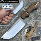 Witharmour - BackUp‑TN Knife - Gray TI PVD + Satin Laminated VG10 & Ta