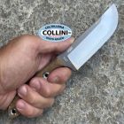 Witharmour - BackUp‑TN Knife - Gray TI PVD + Satin Laminated VG10 & Ta