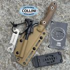 Witharmour - BackUp‑TN Knife - Gray TI PVD + Satin Laminated VG10 & Ta