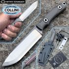 Witharmour - GrayMen Knife - Gray Ti-PVD + Satin Laminated VG-10 & Tan