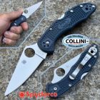 Spyderco - Delica 4 - Satin CPM-SPY27 & Cobalt Blue FRN - C11PCBL - co