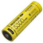 Nitecore - NL2153R USB-C - Batteria ricaricabile Li-Ion 21700 3.6V 530