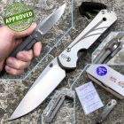 Approved Chris Reeve - Small Sebenza 21 knife - Unique Grahic Reverse Silver Co