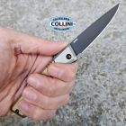 Benchmade - Successor - Black Cerakote M390 & Ash Gray/Burnt Brass Alu