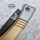 Benchmade - Successor - Black Cerakote M390 & Ash Gray/Burnt Brass Alu