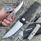 Boker Plus - Kwaiken Compact Flipper Marble Carbon by Lucas Burnley -