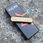 FOX Knives Fox - Vulpis knife - Black Idroglider M390 & Ottone - FX-VP108OTB - co