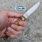 Maserin - Scout Slipjoint - Damasco Alleima Damax & Radica di Faggio -