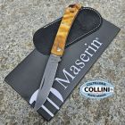 Maserin - Scout Slipjoint - Damasco Alleima Damax & Radica di Faggio -