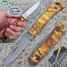 Maserin - Scout Slipjoint - Damasco Alleima Damax & Radica di Faggio -