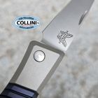 Benchmade - Successor - Satin M390 & Ash Gray/Crater Blue Aluminum - 3