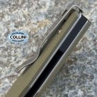 Maserin - CB-1 Flipper Knife - Stonewashed CPM-MagnaCut & Olive Green