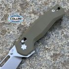 Maserin - CB-1 Flipper Knife - Stonewashed CPM-MagnaCut & Olive Green