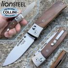 Lion Steel Lionsteel - NiNi Knife - Satin M390 & Santos Wood with Titanium Bolste