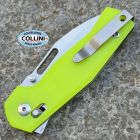 Maserin - CB-1 Flipper Knife - Stonewashed CPM-MagnaCut & Yellow Fluo