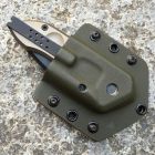 Extrema Ratio Fodero artigianale per Extrema Ratio Ti-Rock - kydex e cuoio verde