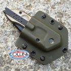 Extrema Ratio Fodero artigianale per Extrema Ratio Ti-Rock - kydex e cuoio verde