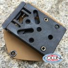 Extrema Ratio Fodero artigianale per Extrema Ratio Ti-Rock - kydex e cuoio kaki