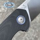 MKM - Goccia Flipper Knife by Jens Anso - Black G10 - MK-GC-GBK - colt