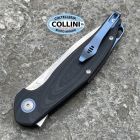 MKM - Goccia Flipper Knife by Jens Anso - Black G10 - MK-GC-GBK - colt