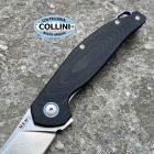 MKM - Goccia Flipper Knife by Jens Anso - Black G10 - MK-GC-GBK - colt