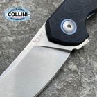 MKM - Goccia Flipper Knife by Jens Anso - Black G10 - MK-GC-GBK - colt