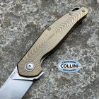 MKM - Goccia Flipper Knife by Jens Anso - Bronze Titanium - MK-GC-TBR