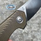 MKM - Goccia Flipper Knife by Jens Anso - Bronze Titanium - MK-GC-TBR