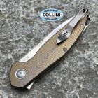MKM - Goccia Flipper Knife by Jens Anso - Bronze Titanium - MK-GC-TBR