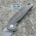 MKM - Goccia Flipper Knife by Jens Anso - Dark Stonewashed Titanium -