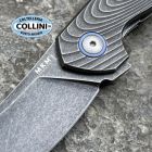 MKM - Goccia Flipper Knife by Jens Anso - Dark Stonewashed Titanium -