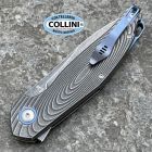 MKM - Goccia Flipper Knife by Jens Anso - Dark Stonewashed Titanium -