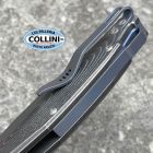 MKM - Goccia Flipper Knife by Jens Anso - Dark Stonewashed Titanium -