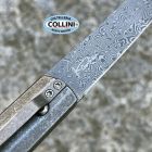 Boker Plus - Wasabi Higonokami knife in damasco e titanio by Kansei Ma