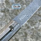 Boker Plus - Wasabi Higonokami knife in damasco e titanio by Kansei Ma