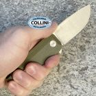 Boker Plus - Baba Yaga Flipper by Keanu Alfaro - Green Micarta - 01BO3