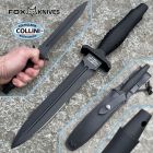 FOX Knives Fox - Veleno Knife - Black Top Shield - FX-596 - Daga a Filo Singolo -
