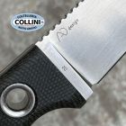 BlackFox - Viator knife by Alfredo Doricchi - D2 Grey Micarta - BF-731