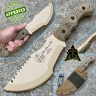 Tops Knives Tops - Tom Brown Tracker knife - Desert Tan Micarta - COLLEZIONE PRIVA