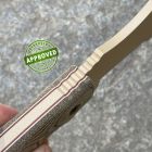 Tops Knives Tops - Tom Brown Tracker knife - Desert Tan Micarta - COLLEZIONE PRIVA