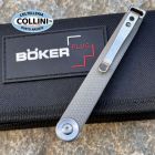 Boker Plus - Kaizen Flipper Knife - Gray G10 & Satin S35VN - 01BO678SO