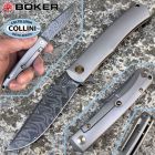 Boker - TRPPR Trapper 2025 Damast Annual Knife - Stainless Meadow Dama