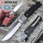 Boker - TRPPR Trapper Knife - Satin CPM-MagnaCut & Titanio con Quercia