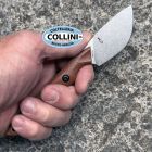 Boker Plus - Pocket MUK Knife - Stonewashed 14C28N & Brown Micarta - 0