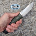 Boker - Mini Bronco Bushcraft Knife - Satin CPM-3V & Green TPE - 12150