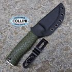 Boker - Mini Bronco Bushcraft Knife - Satin CPM-3V & Green TPE - 12150