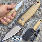Boker Plus - Five Point Nine - Stonewashed 440C & Tan Micarta - 02BP00