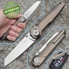 MKM - Miura - Solid Button Lock - Satin M390 & Bronze Titanium - COLLE